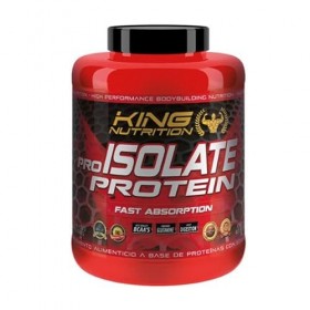 King Nutrition Pro Isolate Protein 2Kg protéine isolée faible en gras absorption rapide Tropical 