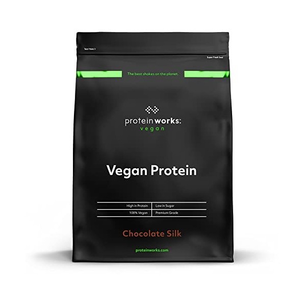 Protein Works - Protéine Végane | 25g de protéines végétales | Qualité première | Shake de protéines végétales | 33 Servings 