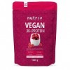 Yaourt végétal à la framboise VEGAN PROTEIN - 79,1% de protéines - 3k poudre de protéines sans lactose - Faible teneur en suc