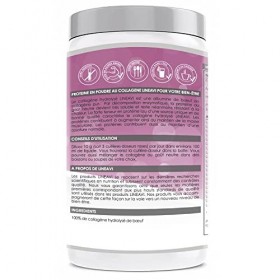 LINEAVI protéine en poudre au collagène, 100% de collagène hydrolysé de bœuf, fabriqué en Allemagne, le collagène hydrolysat 