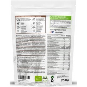 AlpenPower BIO Whey Protéine goût Café 500 g - Ingrédients 100% naturels - Sans additifs - Fabriqué à partir du meilleur lait