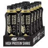 Optimum Nutrition High Protein Shake Bottles, Boisson saine prête à boire, sans sucres ajoutés, à faible teneur en matières g