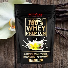 Activlab 100% Whey Premium, 500g, 16 portions x 23G Protéines en poudre | 6.9 G BCAAs | Renforcement musculaire et régénérati