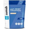 Zumub 100% Whey Protein Concentrate Vanille 1kg - Protéine en Poudre Riche en Concentré de Protéines de Lactosérum pour Muscu