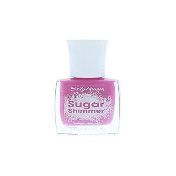 Sally Hansen 06 Sucre Shimmer texturé Vernis à ongles, 11.8 ml Berried sous