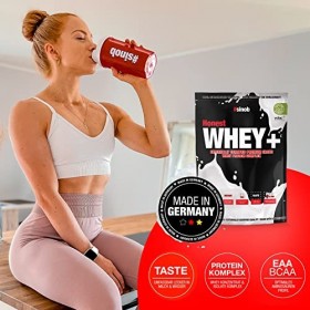 sinob Protéine Whey Honest Glace à la Vanille 1 x 820 g - Whey Isolate de 12,5% - Whey Protéine Soluble Instantanée en Poud
