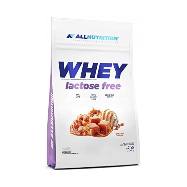 Allnutrition Whey sans lactose, Strawberry Cheesecake - 700 g