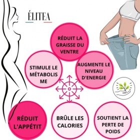 2 X Détox Minceur Puissant et Rapide Brûleur de Graisse, Ventre Plat, Coupe faim,Amincissant, foie, Draineur, Perte de Poids,