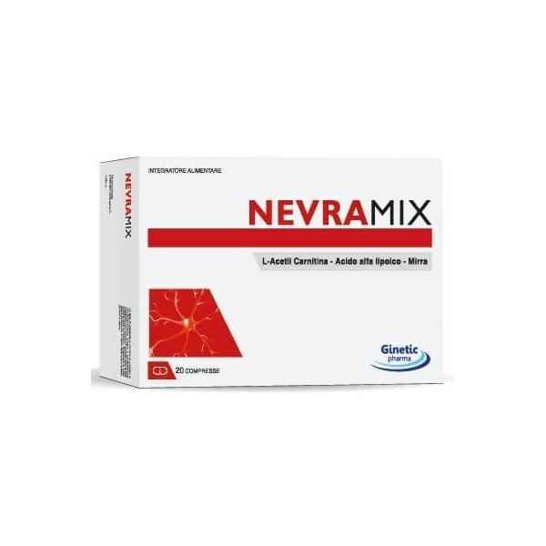 Nevramix® | Douleur nerveuse et musculaire | L-Acétyl Carnitine | Acide Alpha Lipoïque | Myrrhe