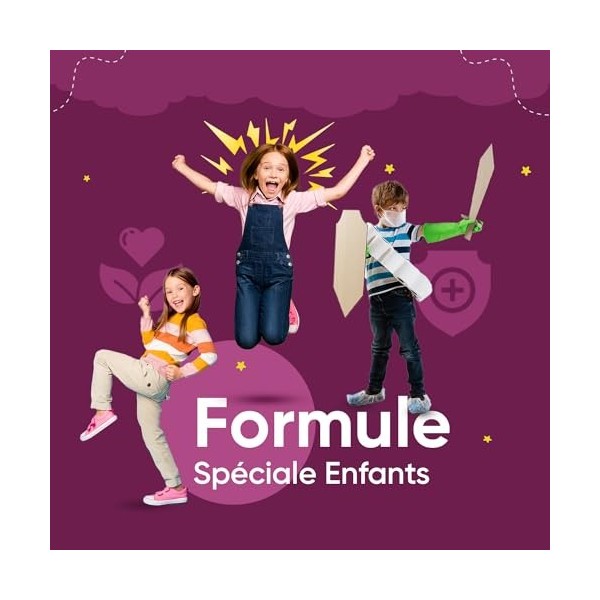 Gummies Enfants Vitamine C 10mg & Fer 7mg - 120 Gummies Vitamines Enfants 4 Mois 3 à 12 Ans - Gummies Vitamine C Acide Asco