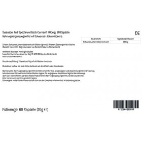 Swanson, Full Spectrum Black Currant Cassis , 60 Capsules, Haute Dosé, Testé en Laboratoire, Sans Soja, Sans Gluten, Sans OG