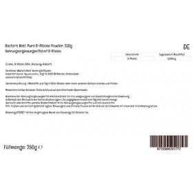 Doctors Best, D-Ribose Powder, 250g de Poudre végétalienne, Haute Dosé, Testé en Laboratoire, Sans Gluten, Sans Soja, Végéta