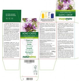 Gattilier Vitex agnus-castus fruits Naturalma | 150 g | 300 comprimés de 500 mg | Complément alimentaire | Naturel et Végét