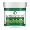 Special Ingredients Acide Citrique en Poudre 100 g - Idéal pour les végétaliens et végétariens, sans OGM, sans gluten - embal