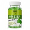 Weider Omega Gummies, Omégas 3-6-9 Essentiels pour le Cœur, la Peau et le Système Anti-Inflammatoire, Vegan, sans Gluten, san