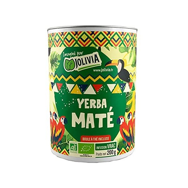 Maté Bio - 200 g | Format Vrac | Vegan | Fabriqué en France