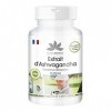 Ashwangandha - 1000mg par dose journalière - au moins 5% de Withanolide - Ginseng Indien Withania Somnifera - 60 capsules |