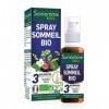 Santarome Bio - Spray Sommeil Bio | Complément Alimentaire Sommeil | Sommeil Réparateur & Endormissement Facile - A base de p