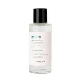 MANUCURIST - Vernis Green - Eau Dissolvante - À LHuile dAmande Douce - Vegan & Éco-Responsable - Facile à appliquer - 100 M