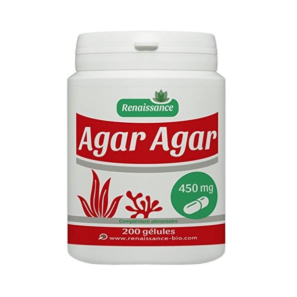 Agar Agar - 450 mg- 200 gélules