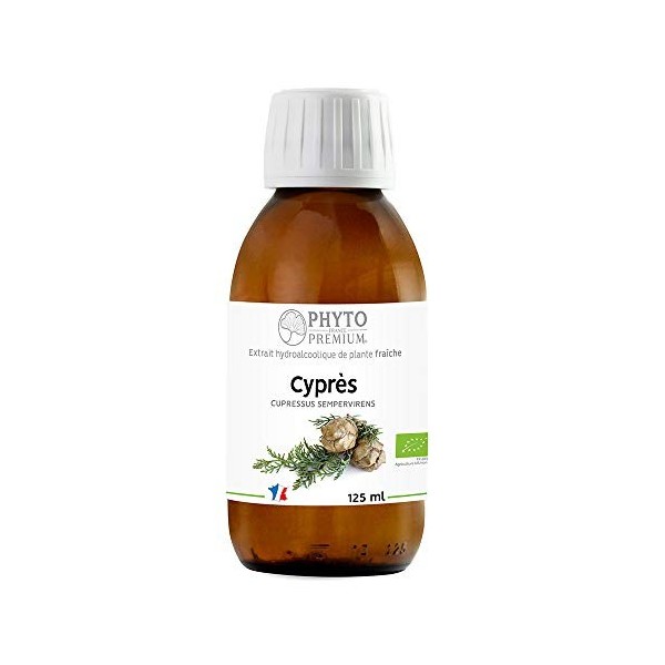 EXTRAIT HYDROALCOOLIQUE de CYPRÈS TOUJOURS VERT - Cupressus sempervirens BIO 