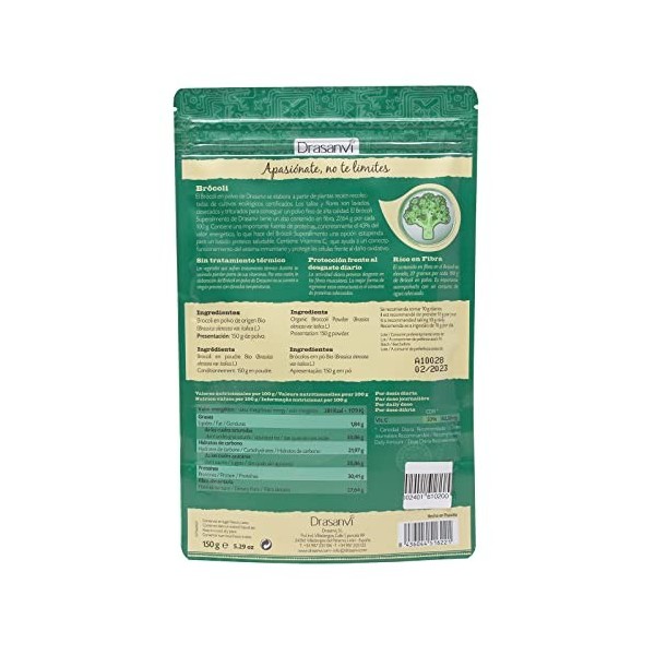 DRASANVI - BROCOLI 150 g BIO DRASANVI