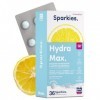 NovaBoost - Sparkies Hydra Max - Solution Hydratation - Préparation pour Boisson - Dextrose, Calcium, Vitamine C - x36 Microb