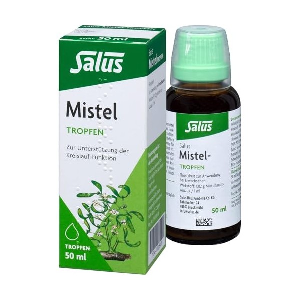 Salus Mistel-Tropfen zur Unterstützung der Kreislauf-Funktion, 50 ml Solution