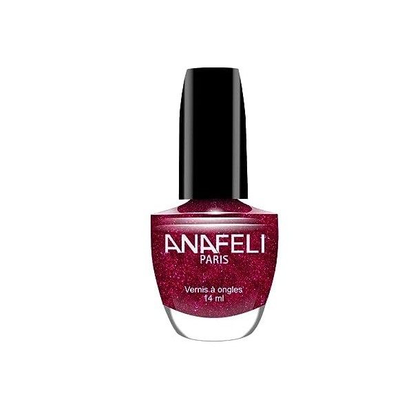 Anafeli Paris - Vernis à ongles diamant - Ultra brillance - Longue tenue - Manucure Française - Application facile Sable 