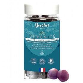 GRIFFONIA 1000mg – Complément alimentaire - Sérénité - Anti-stress - Anxiété - Sommeil - Camomille - Mélisse - 60 gummies - G