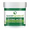 Special Ingredients Acide Citrique 250 g - Idéal pour les végétaliens et végétariens, sans OGM, sans gluten - emballage recyc