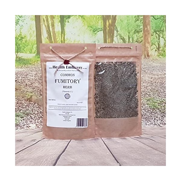 Health Embassy Fumeterre Officinale Herbe Fumaria Officinalis L. / Common Fumitory Herb, 50g