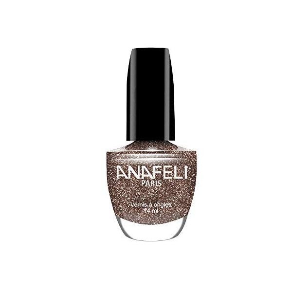 Anafeli Paris - Vernis à ongles diamant - Ultra brillance - Longue tenue - Manucure Française - Application facile Sable 