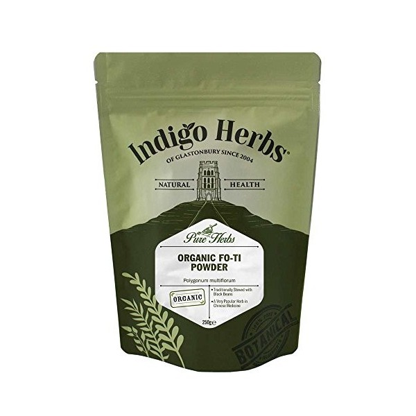 Indigo Herbs Fo-Ti Bio Ho Shou Wu en poudre 250g