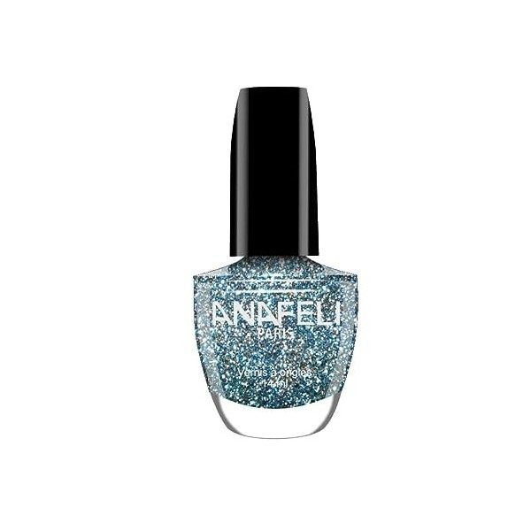 Anafeli paris - Vernis à ongles paillettes - couleurs vives - longue tenue - ultra brillance séchage rapide Manucure français