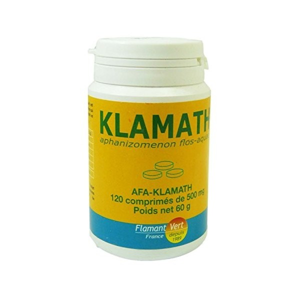 Flamant Vert Klamath BIO Micro Algues AFA 120 Comprimés de 500 mg