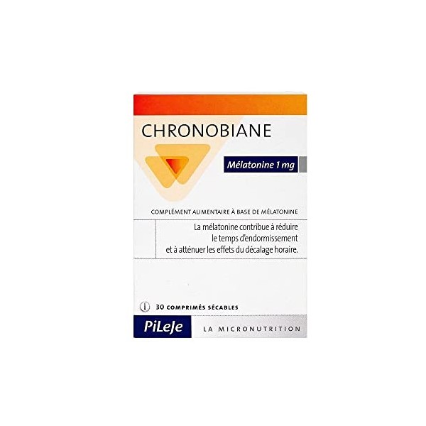 Pileje Chronobiane Mélatonine 1 mg 30 Comprimés