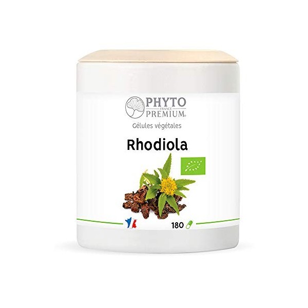 Rhodiole racine – Rhodiola rosea – 180 gélules 220 MG BIO 