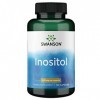 Swanson, Inositol, 650mg, 100 Capsules, Hautement Dosé, Testé en Laboratoire, Sans Soja, Sans Gluten, Sans OGM