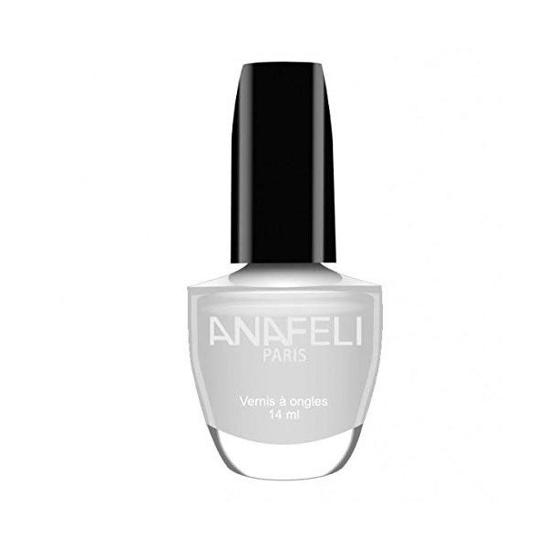 Anafeli Paris - Vernis à Ongles Couleur - 02 Blanc Nacré - longue tenue - Marque manucure française