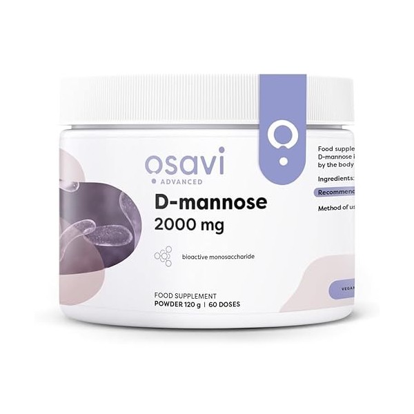 Osavi D-mannose Powder, 2000mg - 120g