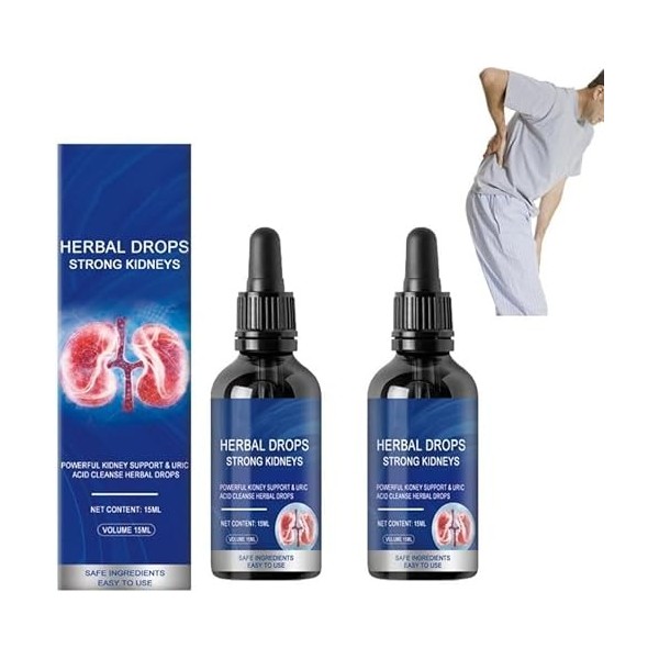 Herbal Kidney Care Drops, Oral Herbal Solution, Herbal Care Solution, Relaxing and Active Repair Essence Liquid, Herbal Drops