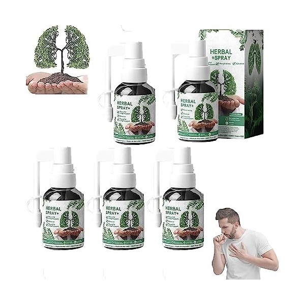 Respinature Herbal Lung Cleanse Mist-Powerful Lung Support, Respi Nature Herbal Lung Cleanse Mist, Herbal Body Care Essence, 