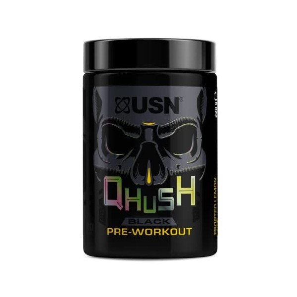 USN QHUSH Pre-Workout 20 servings Frosted Citron