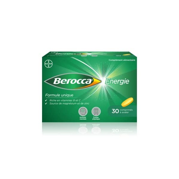 Berocca Energie boite de 40 cps à avaler