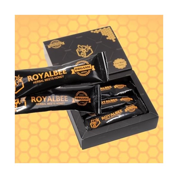 RoyalBee Miracles Amazing Honey for Men - VIP MIel - Lot de 12 Sachets de 15g