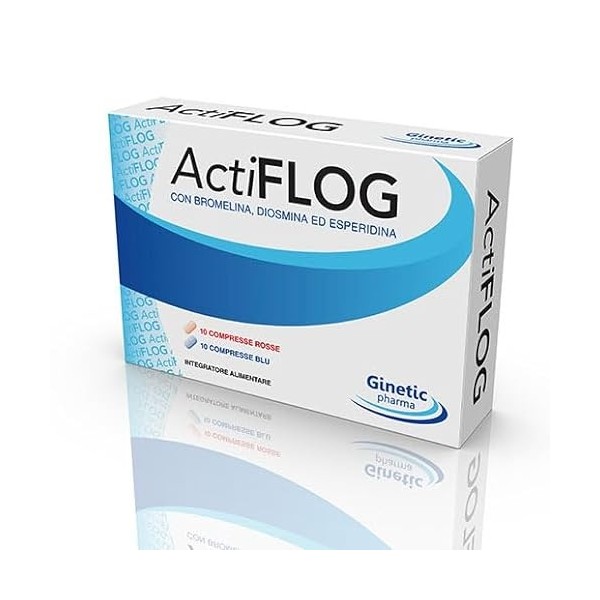 Actiflog - Complément Alimentaire Cellulite | Anti-œdémigène | Drainage | Anti-inflammatoire | 20 Comprimés