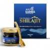 AYUKARMA Pure Himalayan Shilajit Resin 20 grammes - 80 portions | Récolté de lHimalaya | 85+ oligo-éléments et acide fulviqu