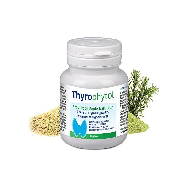 Thyrophytol - Complément Alimentaire à Base de L-Tyrosine, Plantes, Vitamines, Oligo-Éléments