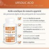 Acide Ursolique - Aide à Préserver la Masse Musculaire - Anti-Inflammatoire Naturel - Anti- âge - Extrait de Feuilles de Néfl